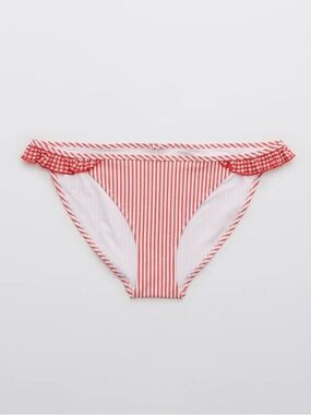NWT Aerie Seersucker Ruffle Bikini Bottom